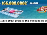 166 milioane de euro la loteria euromillions